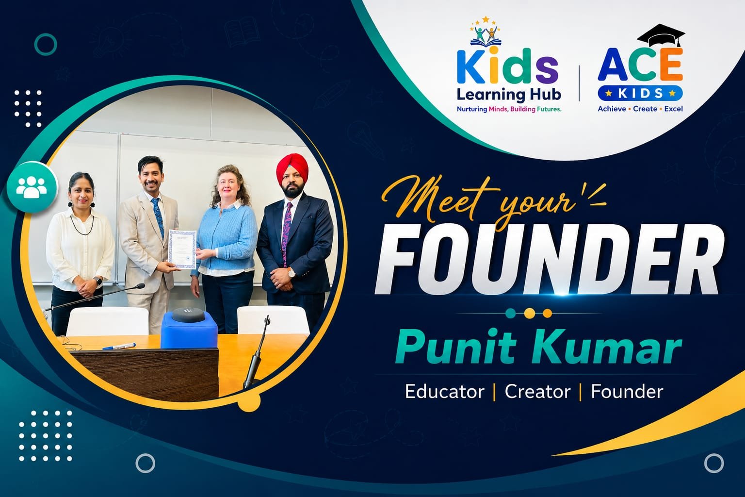 Ace Kids Learning Hub educational promotional creative